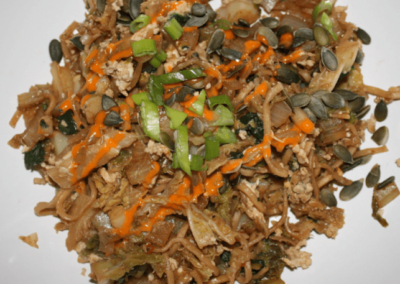 Vegetable Tofu Fried Noodles